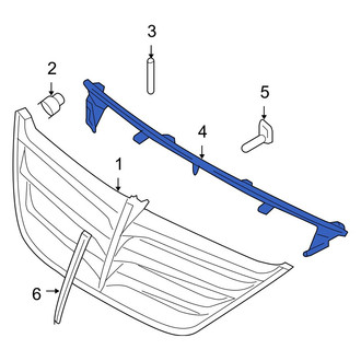 Hyundai OE - Upper Grille Bracket