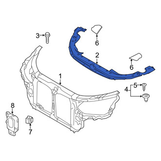 Hyundai OE - Front Radiator Support Access Cover