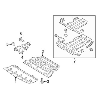 Hyundai OE - Radiator Support - Splash Shields