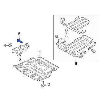Hyundai OE - Bumper Cover Bolt