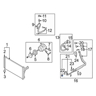 Hyundai OE - A/C Refrigerant Line O-Ring