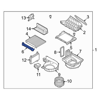 Hyundai OE - Cabin Air Filter Cover