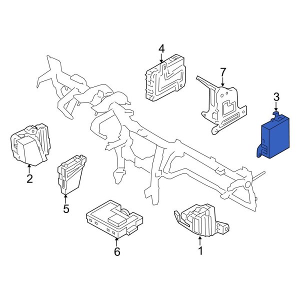 Hyundai OE 954503M161 Steering Column Control Module