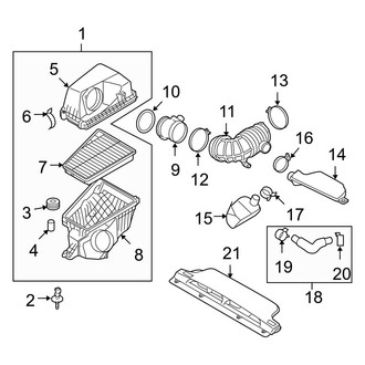 Hyundai OE - Engine - Air Intake (3.8L)