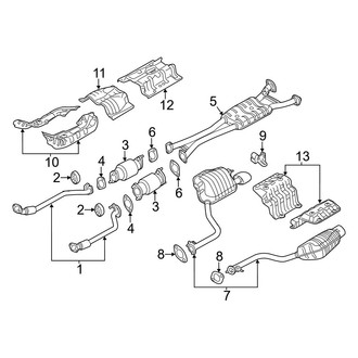 Hyundai OE - Exhaust System - Exhaust Components (5.0L)