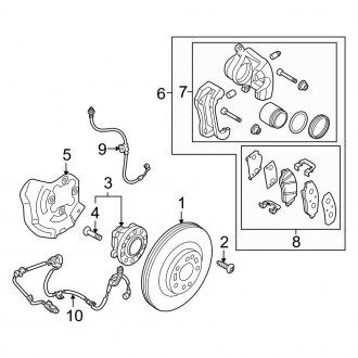 2012 Hyundai Genesis OEM Brake Parts - Pads, Bleeders | CARiD