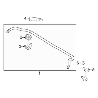 Hyundai OE - Front Suspension - Stabilizer Bar & Components