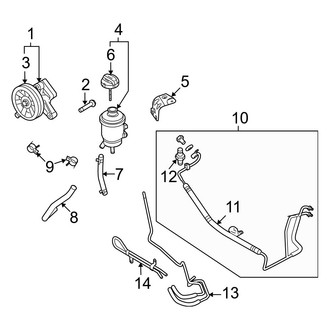 Hyundai OE - Steering Gear & Linkage - Pump & Hoses (W/O Electo Hydraulic Power Steering)