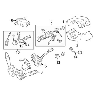 Hyundai OE - Steering Column - Shroud, Switches & Levers