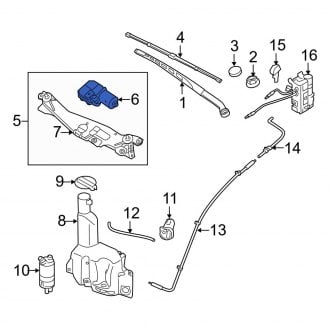 Hyundai Genesis Wiper Motors & Harnesses — CARID.com