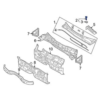 Hyundai OE - Cowl Cover Clip