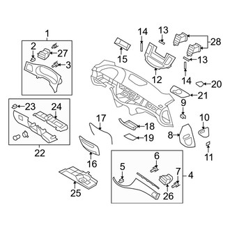 Hyundai OE - Instrument Panel Components