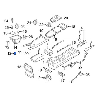 Hyundai OE - Console Trim Panel Clip
