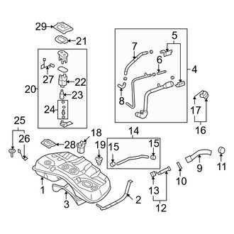 Hyundai OE - Fuel System Components