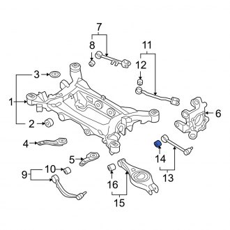 Hyundai Genesis Coupe OEM Suspension Parts | Shocks, Struts ??? CARiD.com