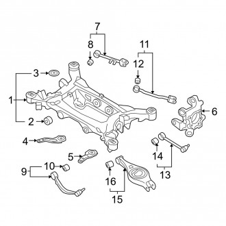 2013 Hyundai Genesis OEM Suspension Parts - Shocks, Struts | CARiD