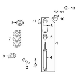 Hyundai OE - Rear Suspension - Shocks & Components