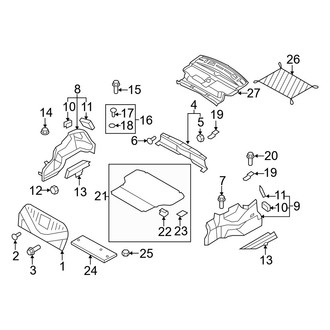 Hyundai OE - Rear Body & Floor - Interior Trim (Rear Compartment)