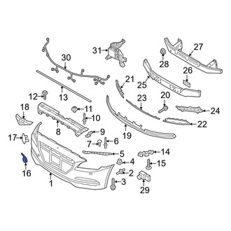 Hyundai OE - Front Tow Eye Cap