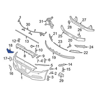 Hyundai OE - Front Bumper Cover Emblem