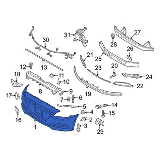 Hyundai OE - Front Bumper Cover
