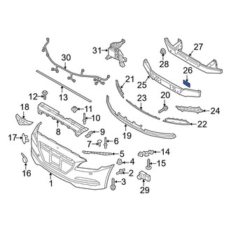Hyundai OE - Bumper Impact Absorber Nut