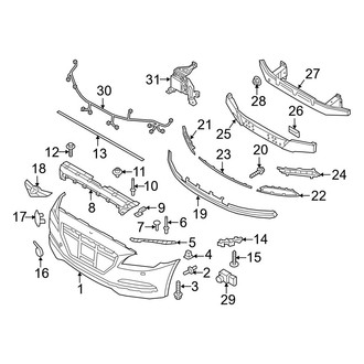 Hyundai OE - Front Bumper & Grille - Bumper & Components