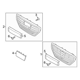 Hyundai OE - Front Bumper & Grille - Grille & Components