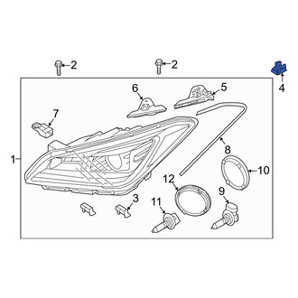 Hyundai OE - Headlight Fastener Clip