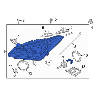 Hyundai OE - Front Left Headlight Assembly