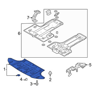 Hyundai OE - Front Radiator Shutter Assembly