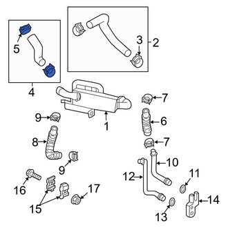 Hyundai OE - Lower Engine Coolant Reservoir Hose Clamp