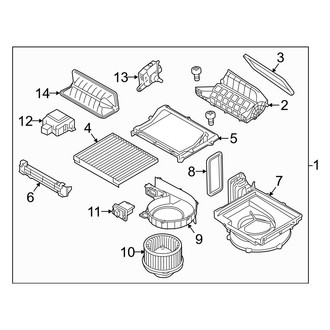 Hyundai OE - Air Conditioner & Heater - Blower Motor & Fan