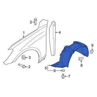 Hyundai OE - Front Right Fender Splash Shield