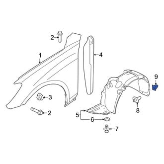 Hyundai OE - Rear Bumper Cover Grommet