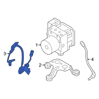 Hyundai OE - Front Left ABS Wheel Speed Sensor