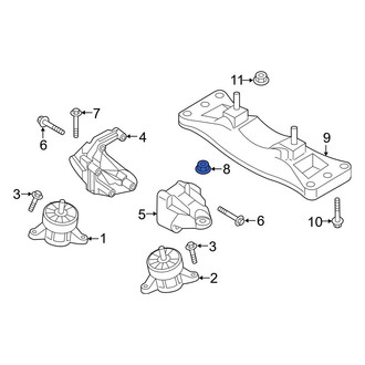 Hyundai OE - Left Engine Mount Nut
