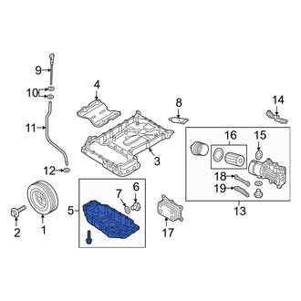 Hyundai OE - Lower Engine Oil Pan