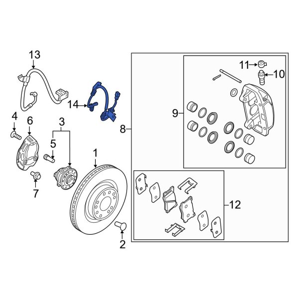 ABS Wheel Speed Sensor