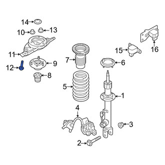 Hyundai OE - Suspension Strut Mount Bolt