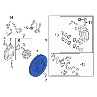 Hyundai OE - Front Disc Brake Rotor