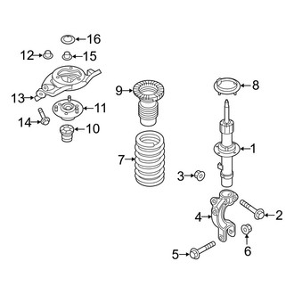 Hyundai OE - Front Suspension - Struts & Components (AWD)