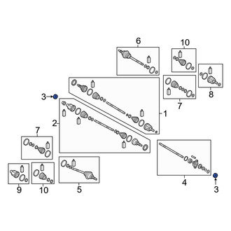 Hyundai OE - CV Joint Nut