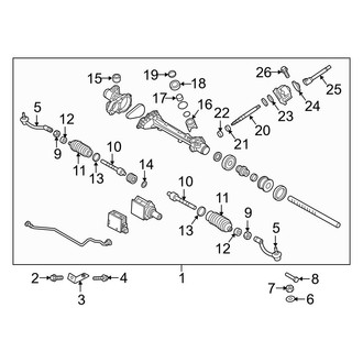 Hyundai OE - Steering Gear & Linkage (RWD)