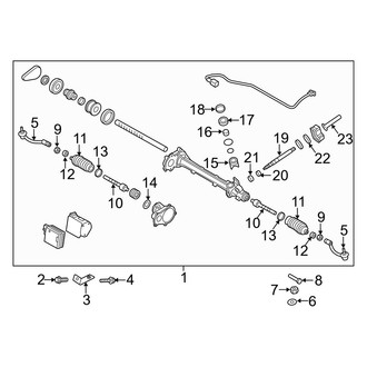 Hyundai OE - Steering Gear & Linkage (AWD)