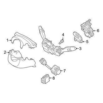 Hyundai OE - Steering Column - Shroud, Switches & Levers
