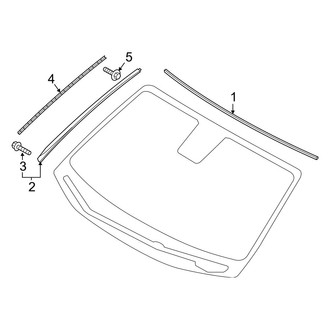 Hyundai OE - Windshield - Reveal Moldings