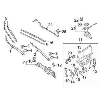 Hyundai OE - Windshield - Wiper & Washer Components