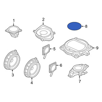 Hyundai OE - Package Tray Trim Cap