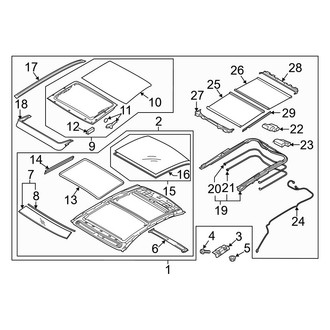 Hyundai OE - Roof - Sunroof